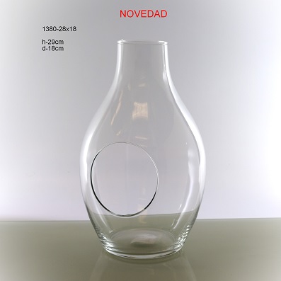 1380-29-18-BOTELLA TERARIO H:29 D:18CM-CORTE CALIENTE